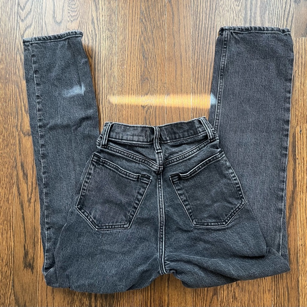 Abercrombie & Fitch High Rise Jeans - Dark Gray - Picture 3 of 4